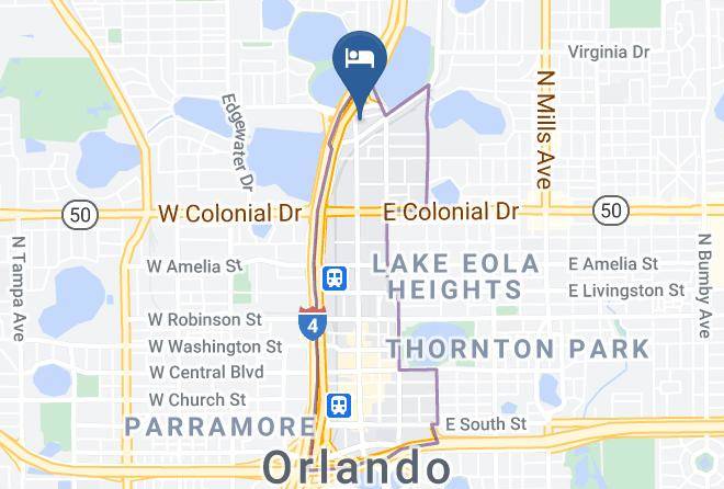 Orange - Doubletree By Hilton Hotel Orlando Downtown Maps