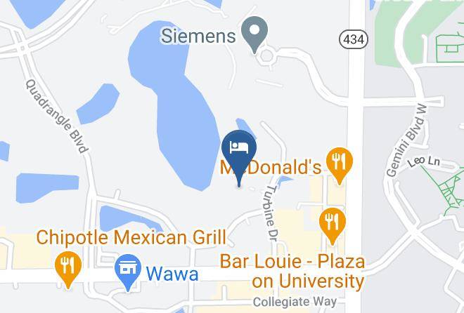 Orange - Doubletree By Hilton Hotel Orlando East Ucf Area Maps