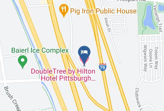 Allegheny - Doubletree By Hilton Hotel Pittsburgh Cranberry Maps