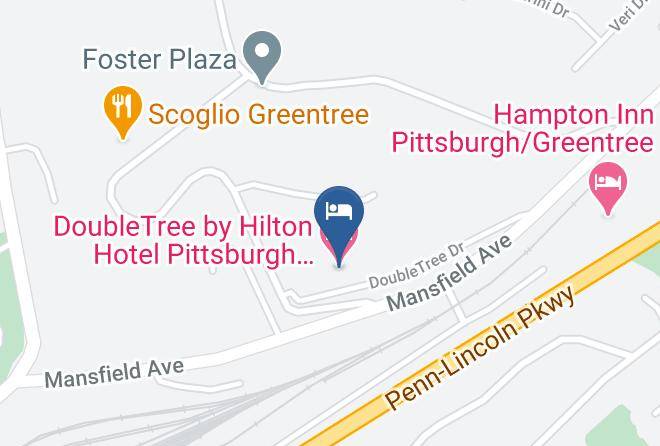 Allegheny - Doubletree By Hilton Hotel Pittsburgh Green Tree Maps