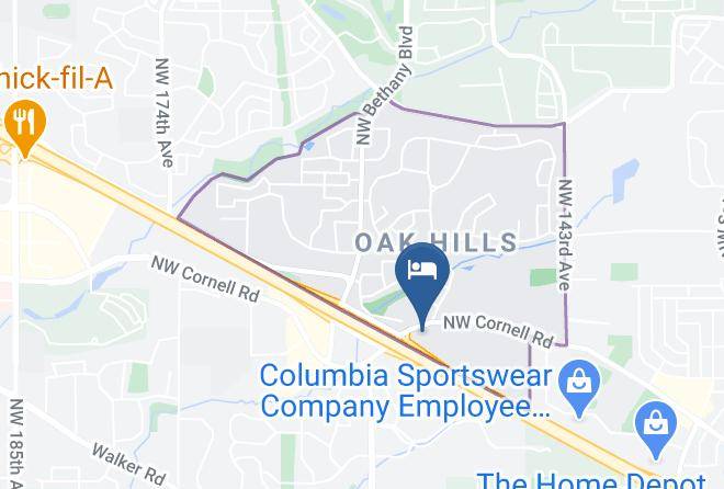 Washington - Doubletree By Hilton Hotel Portland Beaverton Maps