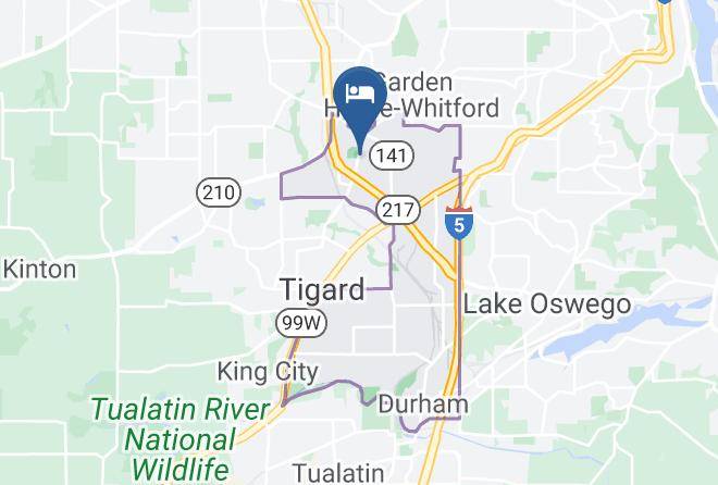 Washington - Doubletree By Hilton Hotel Portland Tigard Maps
