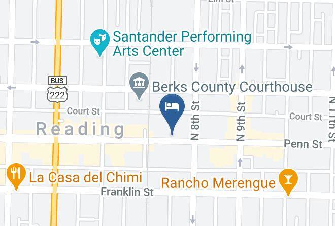 Berks - Doubletree By Hilton Hotel Reading Maps