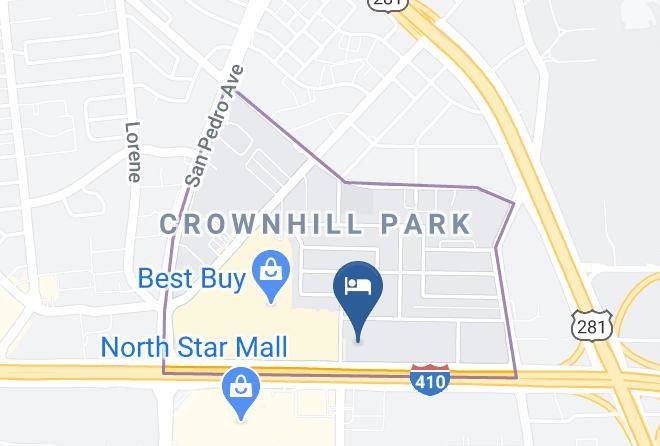 Estancia Del Norte San Antonio Tapestry Collection By Hilton Map