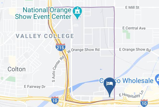 San Bernardino - Doubletree By Hilton Hotel San Bernardino Maps