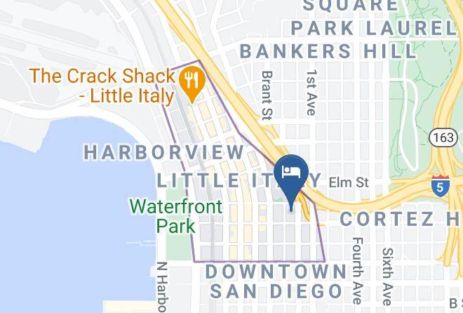 San Diego - Doubletree By Hilton Hotel San Diego Downtown Maps