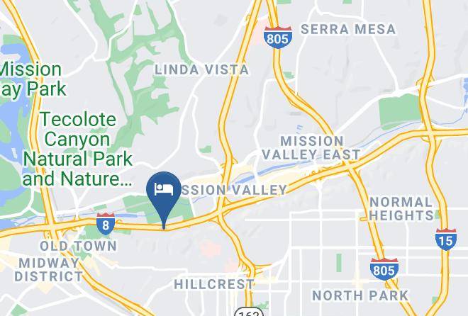 San Diego - Doubletree By Hilton Hotel San Diego Hotel Circle Maps
