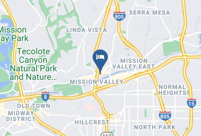 San Diego - Doubletree By Hilton Hotel San Diego Mission Valley Maps