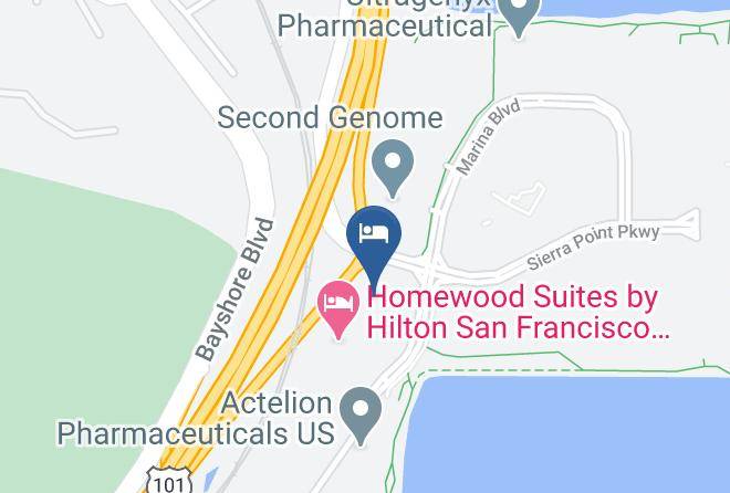 San Mateo - Doubletree By Hilton Hotel San Francisco Airport North Maps