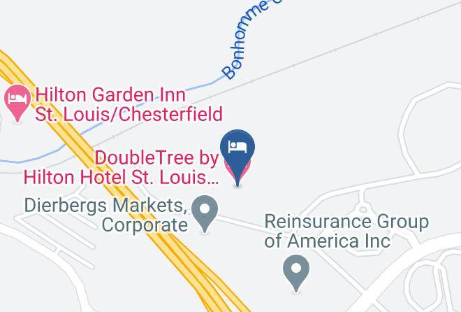 Doubletree By Hilton Hotel St Louis Chesterfield Map