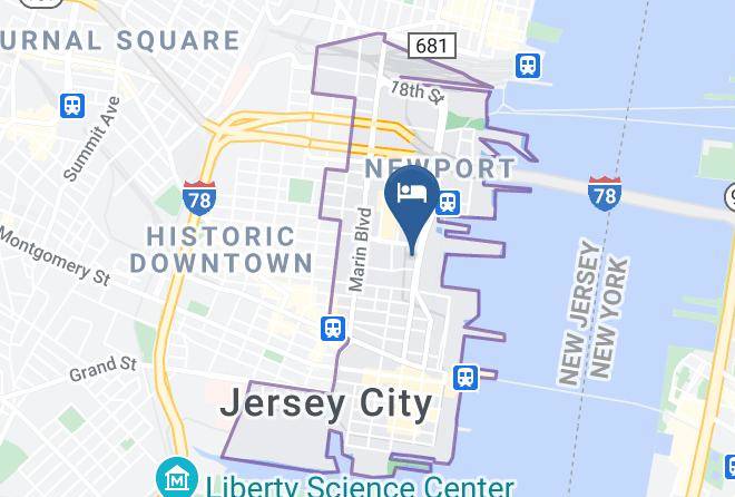Hudson - Doubletree By Hilton Hotel & Suites Jersey City Maps