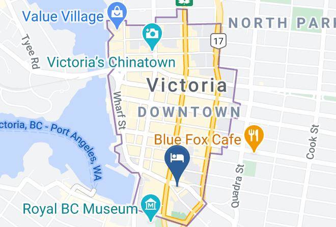 Capital - Doubletree By Hilton Hotel & Suites Victoria Maps