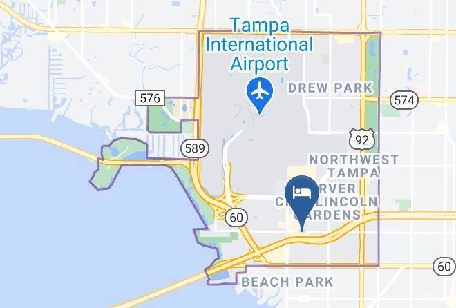 Hillsborough - Doubletree By Hilton Hotel Tampa Airport Westshore Maps
