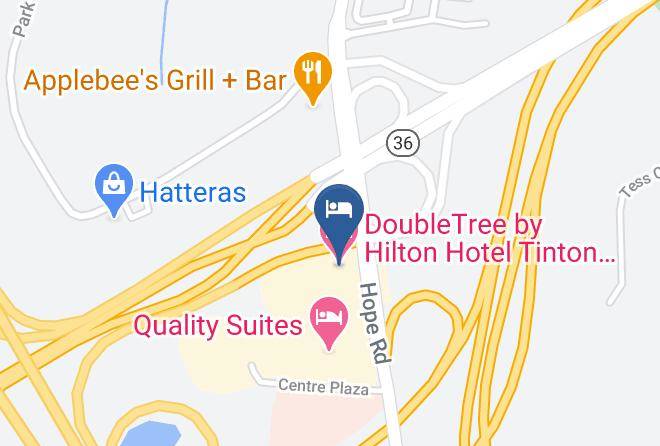 Monmouth - Doubletree By Hilton Hotel Tinton Falls Eatontown Maps