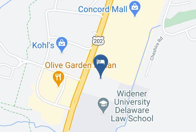 Doubletree By Hilton Hotel Wilmington Map