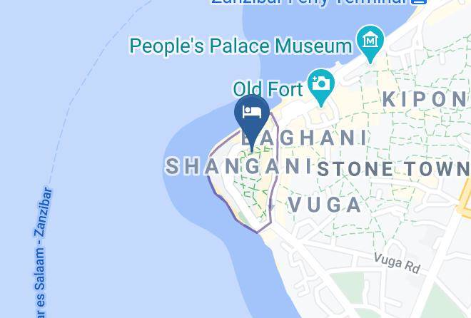 Doubletree By Hilton Hotel Zanzibar Stone Town Map