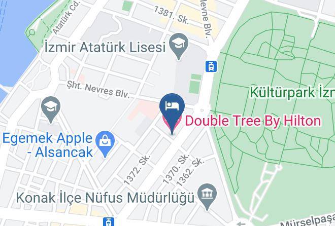 Konak - DoubleTree By Hilton Hotel Izmir Alsancak Maps