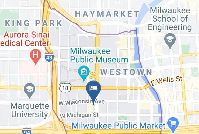 Milwaukee - Doubletree By Hilton Hotel Milwaukee Downtown Maps