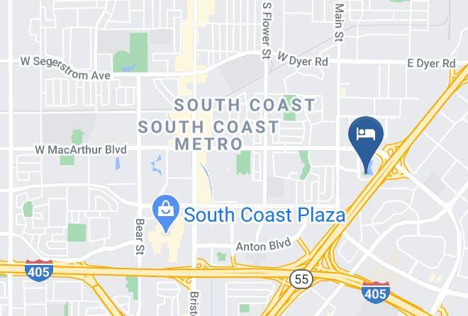 Orange - Doubletree By Hilton Orange County Airport Maps