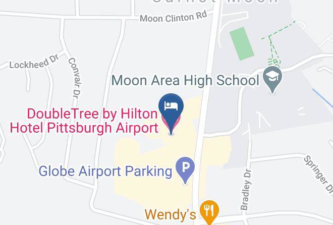 Allegheny - Doubletree By Hilton Hotel Pittsburgh Airport Maps