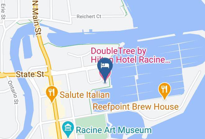 Racine - Doubletree By Hilton Hotel Racine Harbourwalk Maps
