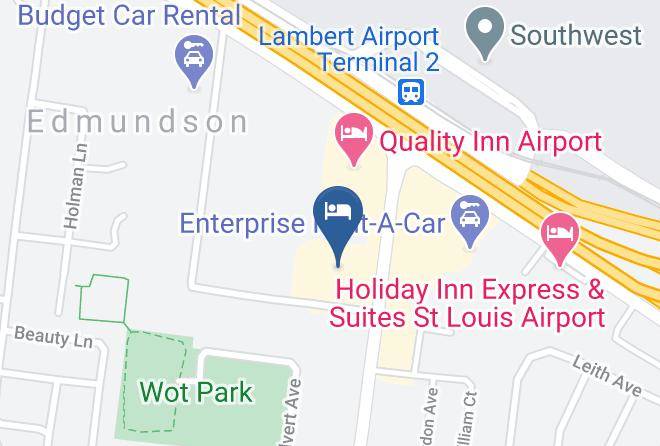 St Louis - Doubletree By Hilton St Louis Airport Maps