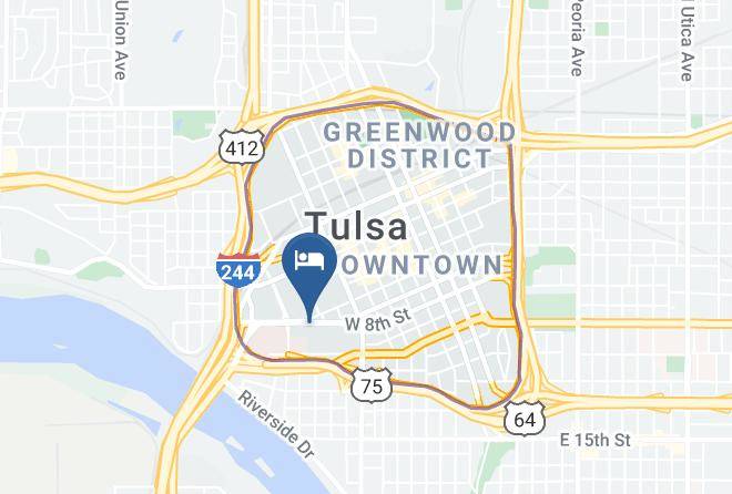 Tulsa - Doubletree By Hilton Hotel Tulsa Downtown Maps