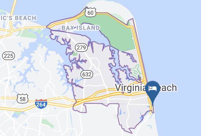 Virginia Beach City - DoubleTree By Hilton Virginia Beach Oceanfront South Maps