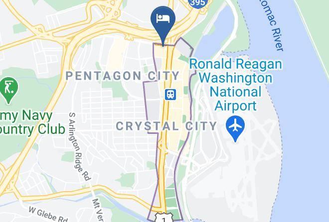 Arlington - Doubletree By Hilton Hotel Washington Dc Crystal City Maps