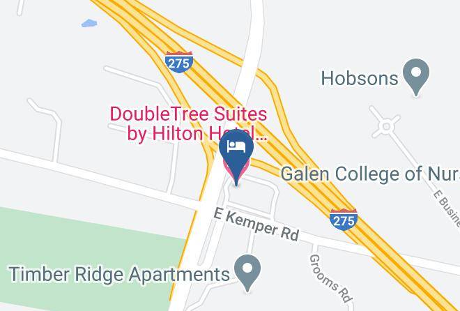 Hamilton - Doubletree Suites By Hilton Hotel Cincinnati Blue Ash Maps