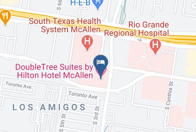 Hidalgo - Doubletree Suites By Hilton Hotel Mcallen Maps