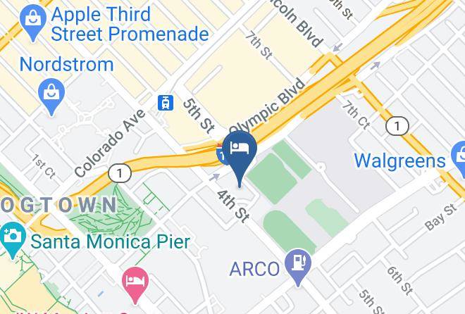Los Angeles - Hilton Santa Monica Hotel & Suites Maps
