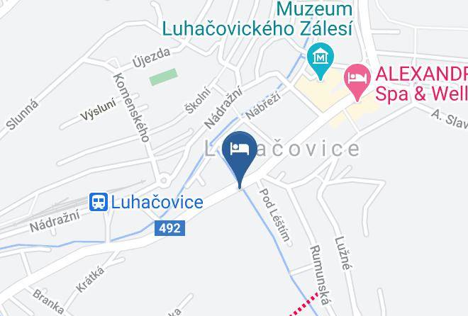 Luhacovice - Doubravka Maps