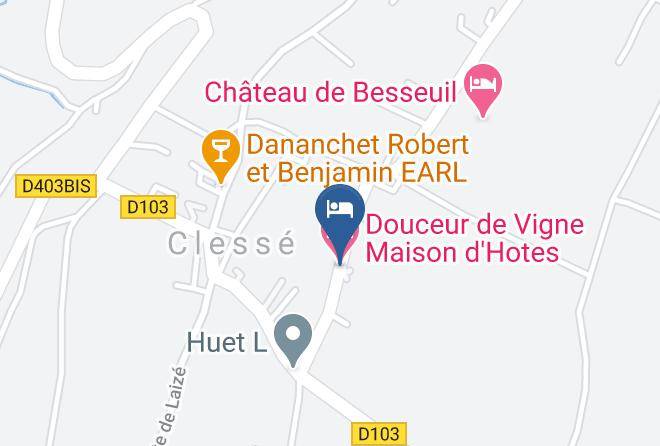 Saone Et Loire - Douceur De Vigne Maison D'hotes Maps