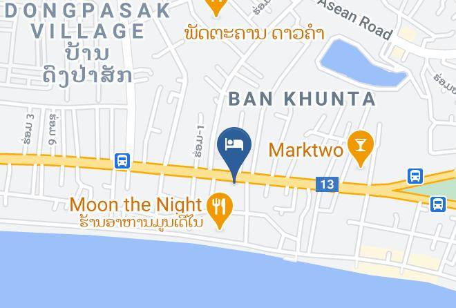 Vientiane - Doungdee Hotel Maps