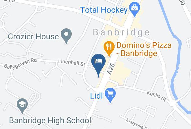 Downshire Arms Hotel Map