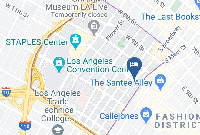 Downtown La Proper Hotel Map