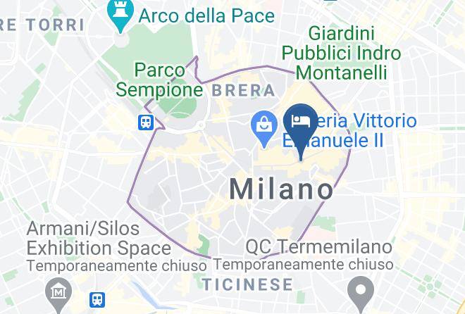 Milan - Downtown Milano Hotel Maps