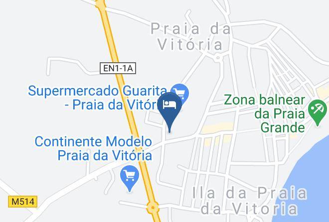 Downtown Praia Da Vitoria Map