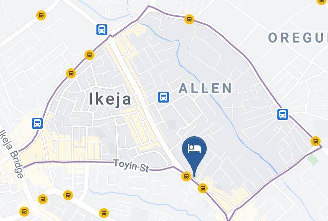 Ikeja - Downtown Royal Hotel Maps