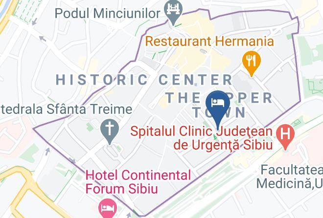 Sibiu - Downtown Sibiu Maps