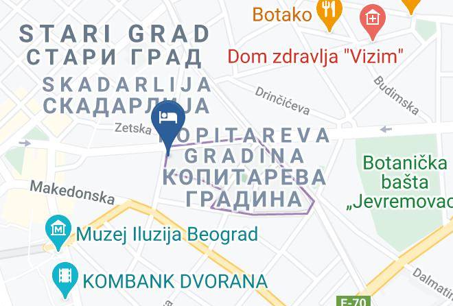Belgrade City - Downtown Skadarlija Maps