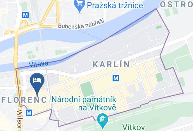 Prague - Downtown Studio Sokolovska Maps