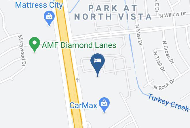 Harris - Downtowner Inns North Fwy Houston Tx Maps