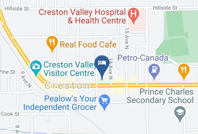 Downtowner Motor Inn Map