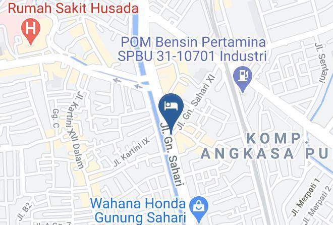 Central Jakarta - Dprimahotel Mangga Dua 1 Maps