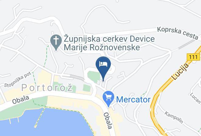 Piran - Dragica Mekis Sobodajalka Maps