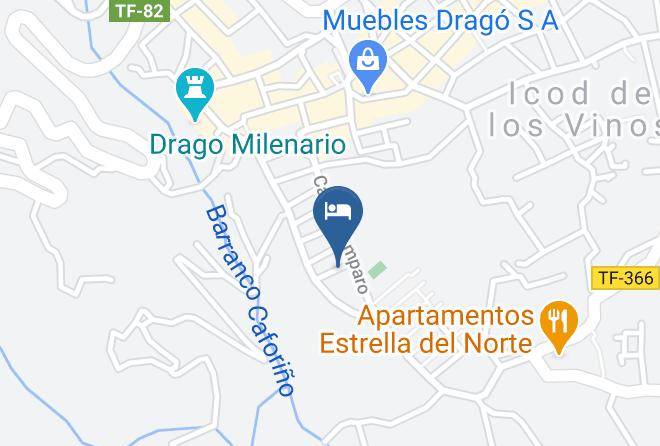 Santa Cruz De Tenerife - Hotel Drago San Antonio Maps