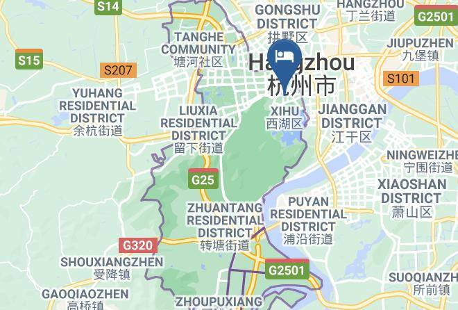 Hangzhou - The Dragon Hotel Maps
