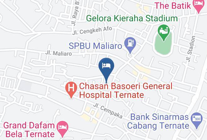 Ternate - Dragon Palace Hotel Maps